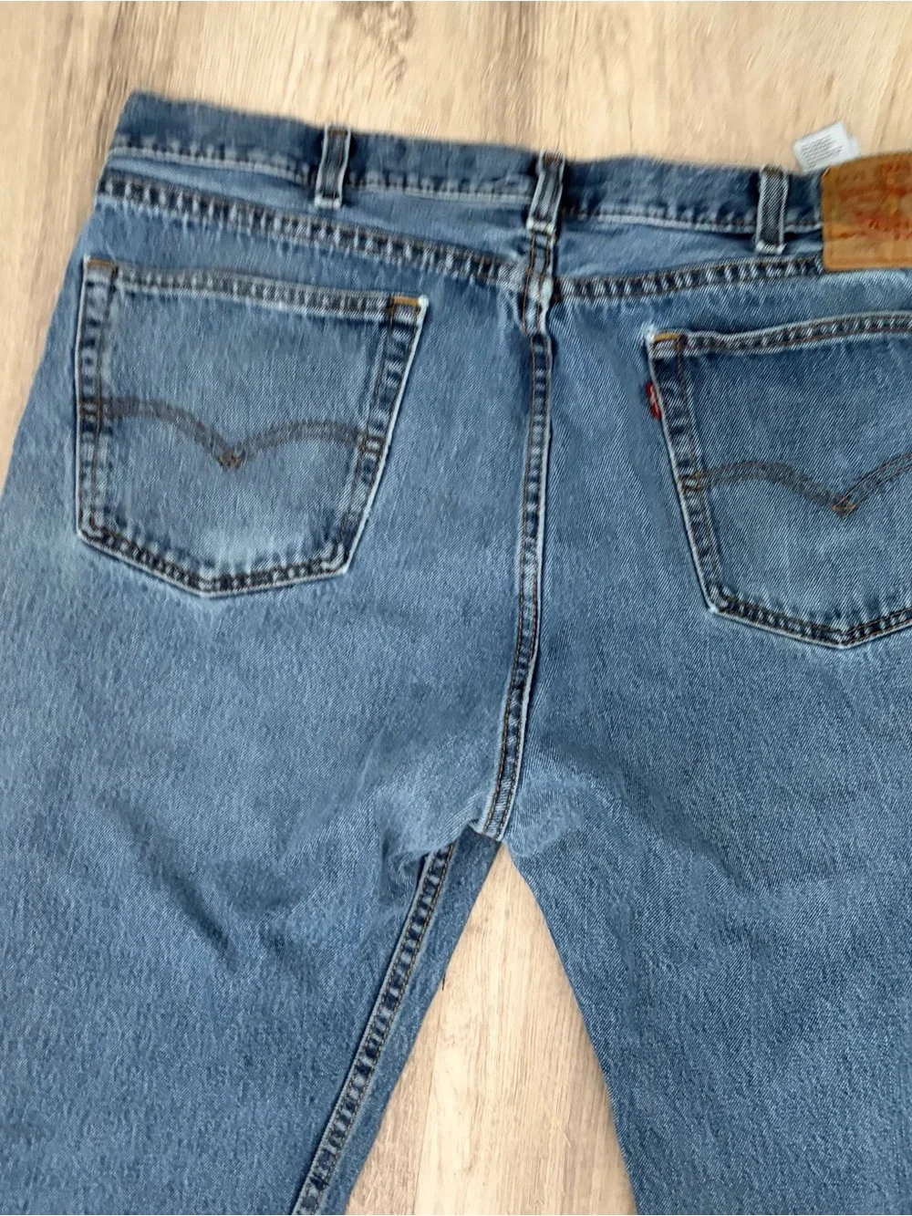 Levi's 505 Jeans Men's 40x34 Straight Leg Blue Denim Regular Cowboy USA